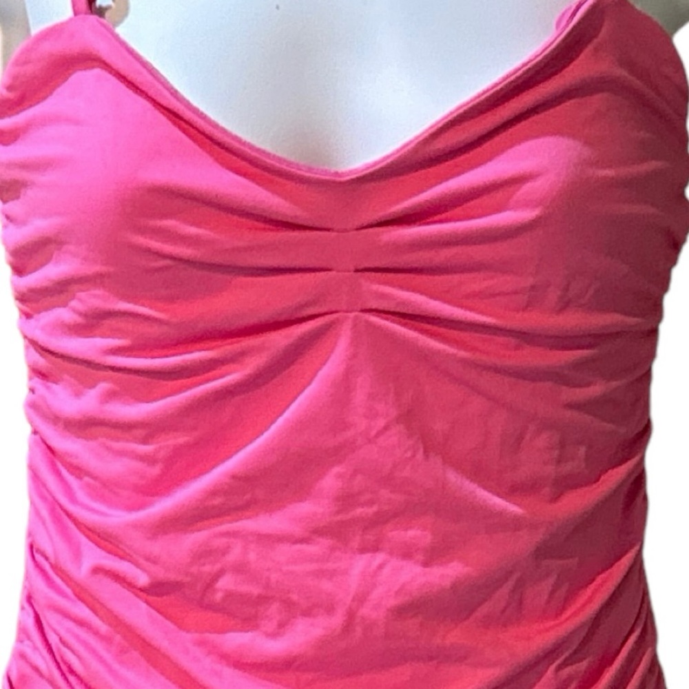 Studio F Chain Strap Ruched Bodysuit - Picture 5 of 16